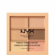 NYX Professional Makeup Paleta de Correctores y Contouring Conceal - L...