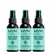 NYX Professional Makeup Dewy Setting Spray Trio