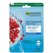 Mascarilla facial de tela hidratante Moisture Bomb Pomegranate de Garn...