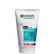 Máscara exfoliante Pure Active 3-in-1 Wash de Garnier (150 ml)