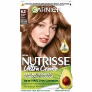 Tinte permanente Garnier Nutrisse (Varios tonos) - 6.3 Golden Light Br...