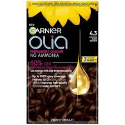 Garnier Olia Permanent Hair Dye (Various Shades) - 4.3 Dark Golden Bro...