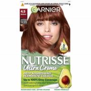 Tinte permanente Garnier Nutrisse (Varios tonos) - 4.5 Auburn Red