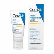 CeraVe AM SPF50 Loción hidratante facial para pieles normales a secas ...
