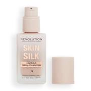 Makeup Revolution Silk Serum Foundation 23ml (Various Shades) - F4