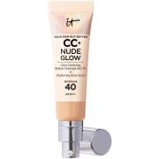 IT Cosmetics CC+ and Nude Glow Lightweight Foundation and Glow Serum w...