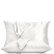 Kitsch Holiday Satin Pillowcase Duo - Ivory