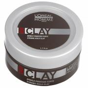 Cera fijación fuerte L'Oreal Professionnel Homme Clay 50ml