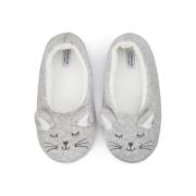 Cálidas zapatillas de terciopelo con estampado de gatos
