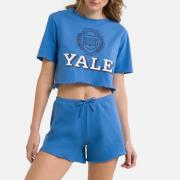 Pijama con short de algodón Yale