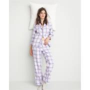 Pijama de franela con estampado de cuadros