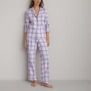 Pijama de franela con estampado de cuadros