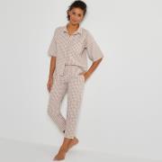 Pijama con estamapdo vichy