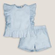 Conjunto de 2 prendas blusa y short en plumetis