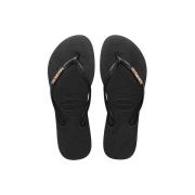 Chanclas Slim Logo Metallic