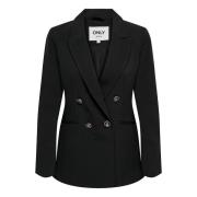 Blazer corte recto, abotonada