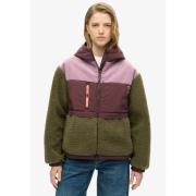 Chaqueta sherpa con capucha